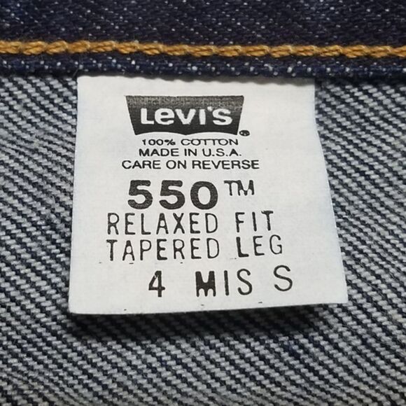 Vintage levi's 550 relaxed tapered high rise jeans - Picture 10 of 11